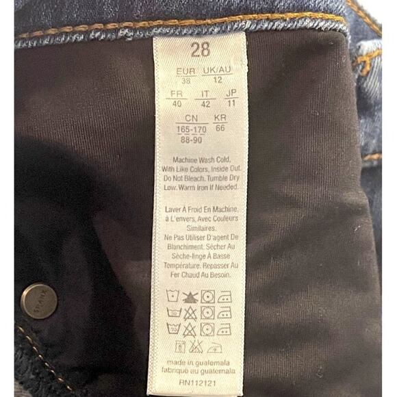 Spanx Womens Size 28 The Slim X Casual Capri Jeans Mid-Rise Straight Leg EUC - Picture 7 of 13